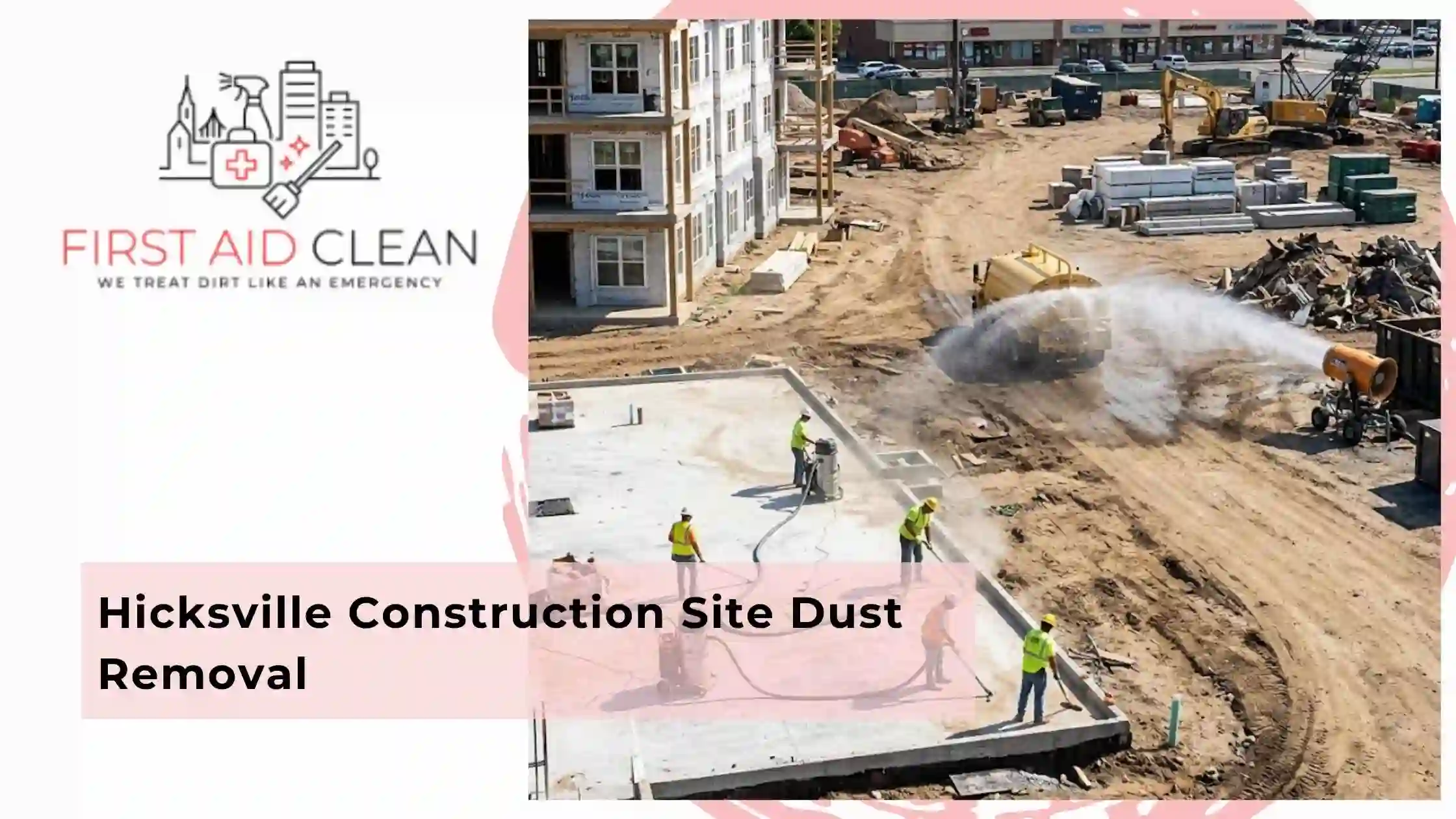 Hicksville Construction Site Dust Removal