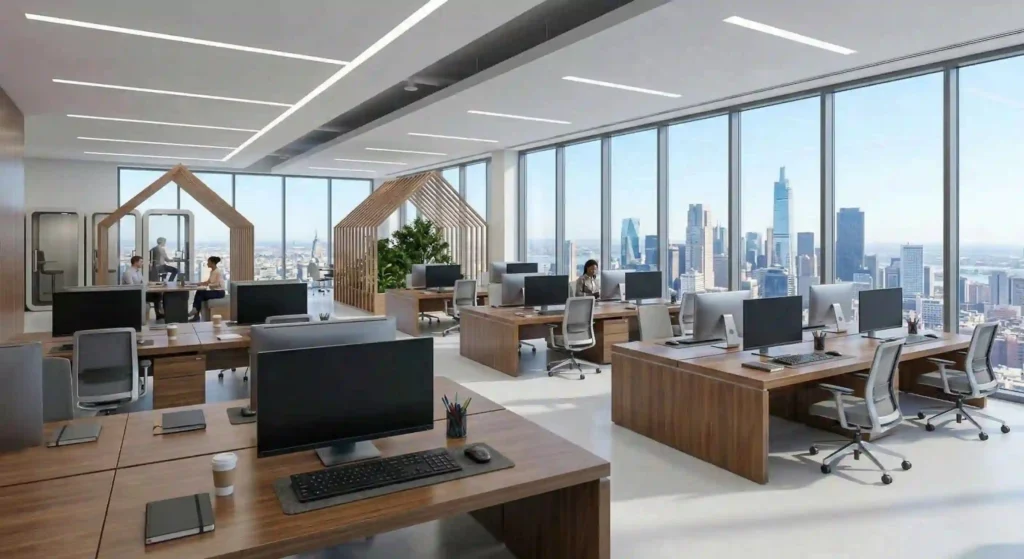 spotless office environment